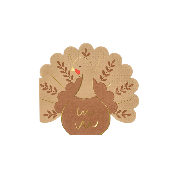 Folk Turkey Napkins