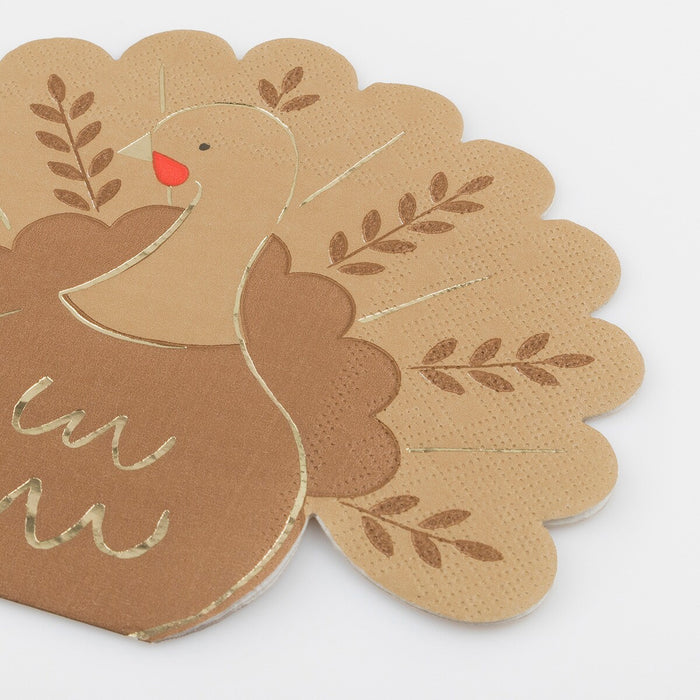 Folk Turkey Napkins