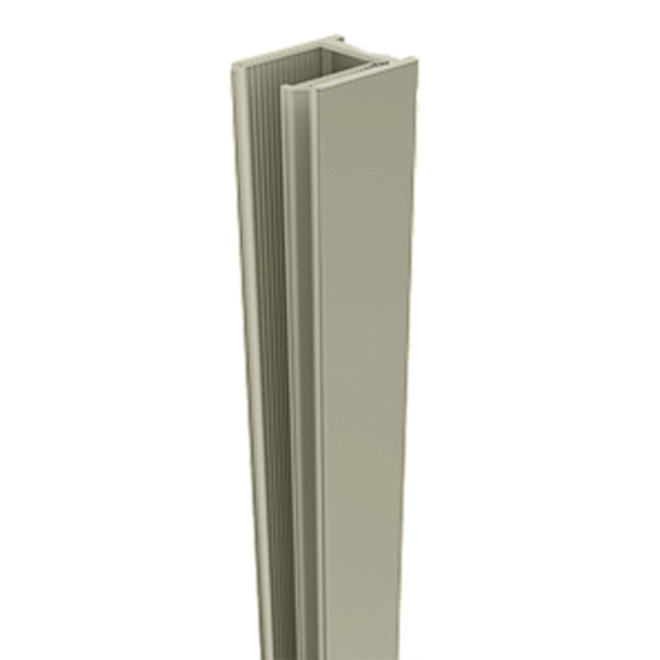 Frameless Shower Screen Fixed Panel 10mm, Walk In. With wall Channel, Choose size - 197mm - 997mm - Image 2