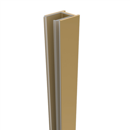 Frameless Shower Screen Fixed Panel 10mm, Walk In. With wall Channel, Choose size - 197mm - 997mm - Image 3