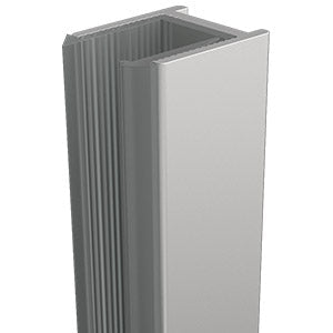 Frameless Shower Screen Fixed Panel 10mm, Walk In. With wall Channel, Choose size - 197mm - 997mm - Image 5