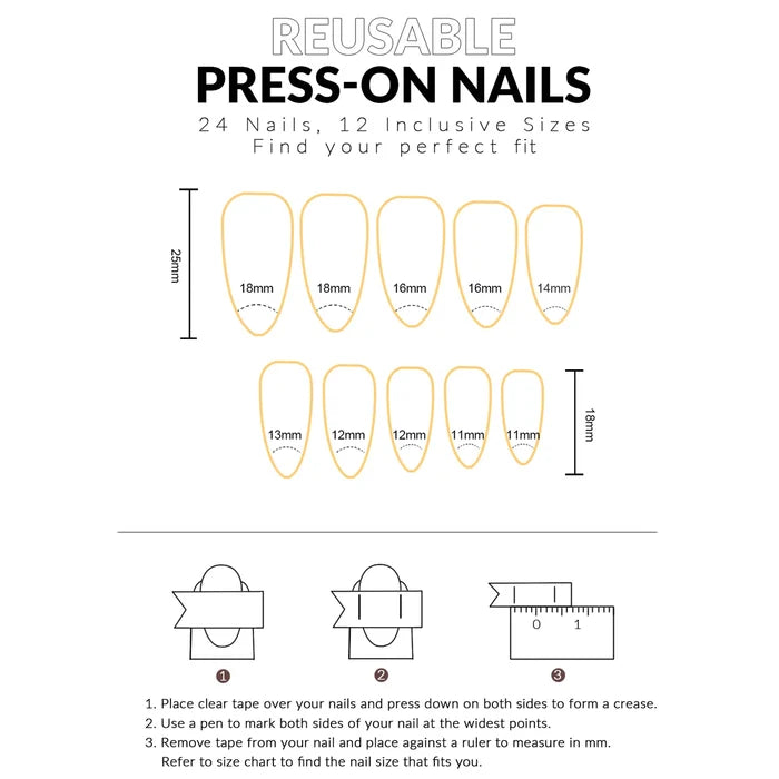 French Ombre Starfish-Nail Tips 24 Pieces High-Gloss Water Drop Design for Women