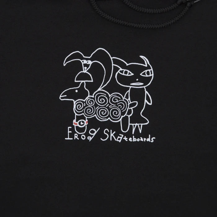 Frog - Sheep Friends Hoodie (Black) *SALE