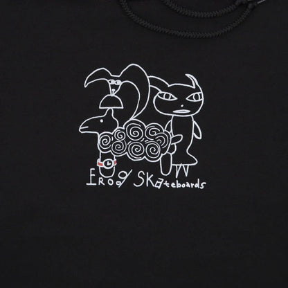 Frog - Sheep Friends Hoodie (Black) *SALE