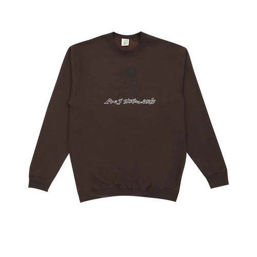 Frog - Unlocked Crewneck (Brown) *SALE