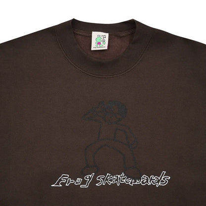 Frog - Unlocked Crewneck (Brown) *SALE