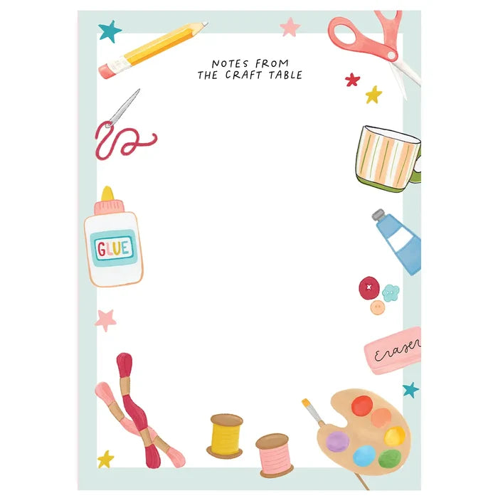 From the Craft Table Notepad