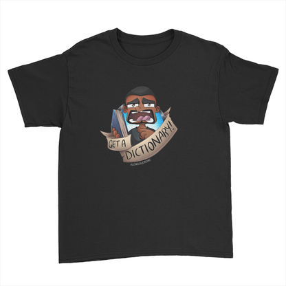 Get A Dictionary - Kids Youth T-Shirt Black