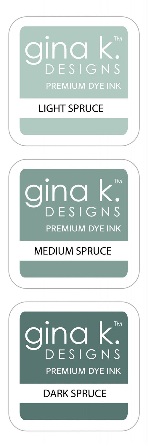 Gina K. Designs - Color Companions Ink Cube Set - Spruce. Gina K. Designs Ink Cubes are acid-free and PH-Neutral. They are convenient for travel and easy to store. They are an economic way to collect lots of colors. Available at Embellish Away located in Bowmanville Ontario Canada.