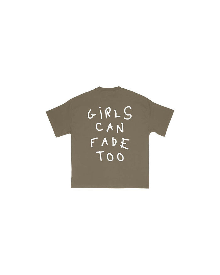 Girls Can Fade Too Tee - Brown