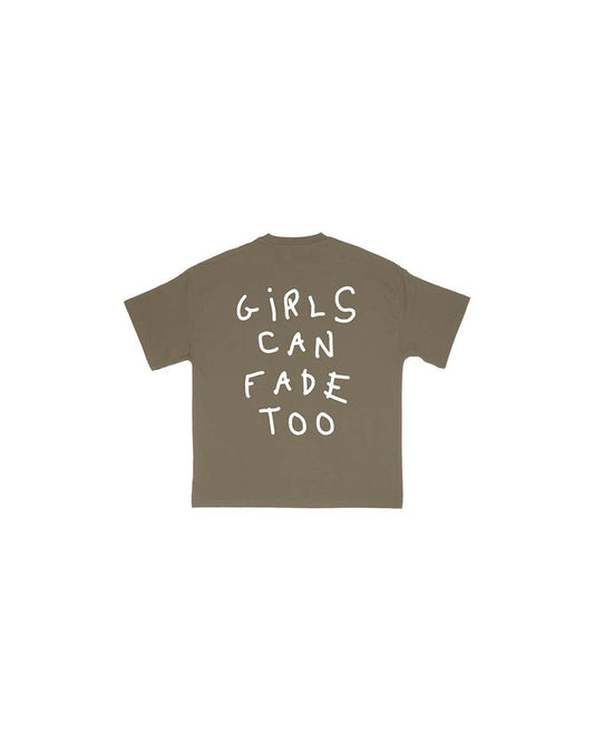 Girls Can Fade Too Tee - Brown