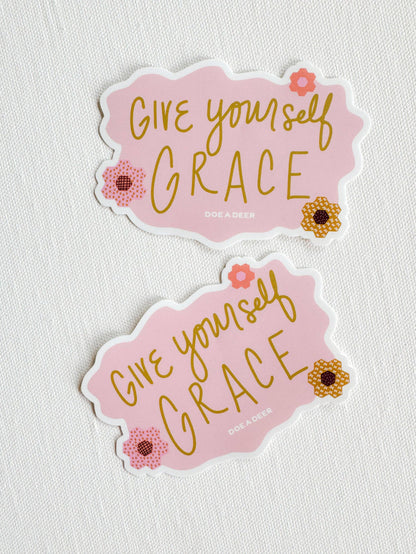 Give Yourself Grace Sticker