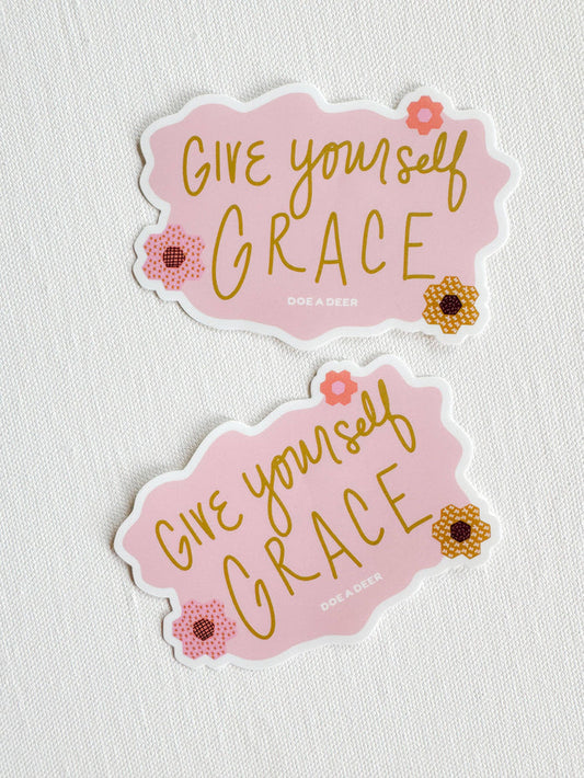 Give Yourself Grace Sticker