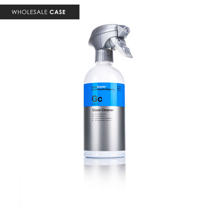 Koch-Chemie Glass Cleaner 500ml front view with the text "Wholesale Case" on a white background.