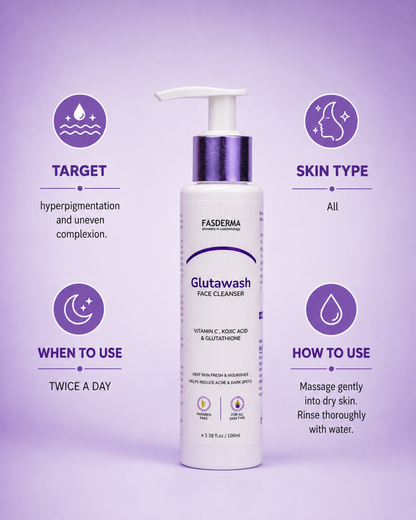 Glutawash Face Cleanser, 100ml