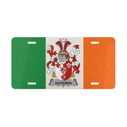 Irish Heritage Family Crest License Plate