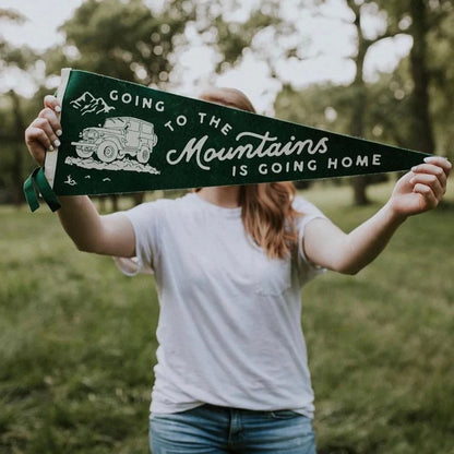 Going to the Mountains Pennant