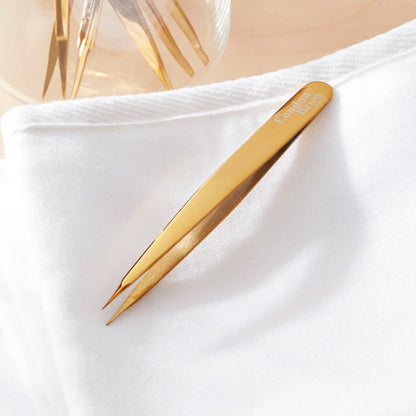 Gold Pointed Brow Tweezers