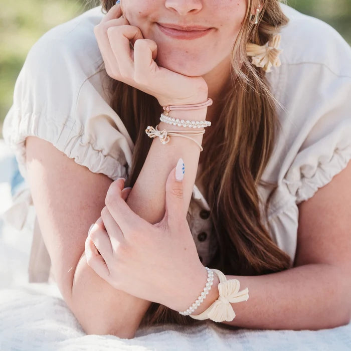 Grace K'Lani Hair Tie Bracelets - Front View - K'Lani Hair Tie Bracelets