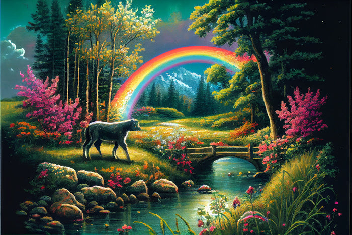 Grazing Against Rainbow