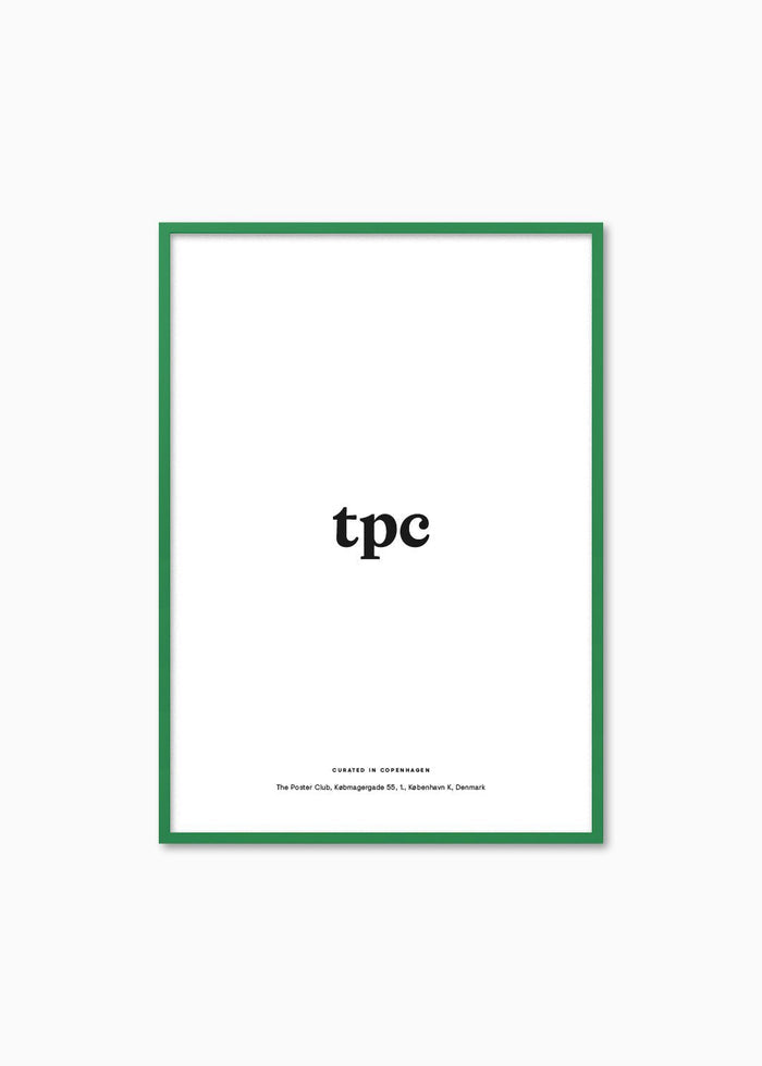 Green Wood Frame - The Poster Club