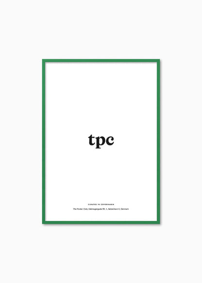 Green Wood Frame - The Poster Club