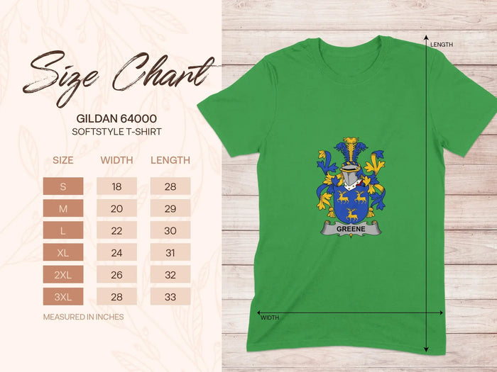 Stylish Heraldic Design Gildan Softstyle T-Shirt