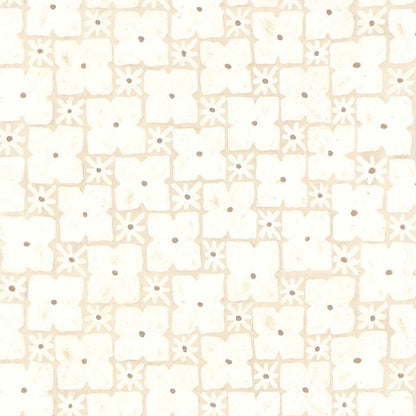 Gwen Sand wallpaper featuring a soft sand color with subtle floral and geometric motifs, customizable design.