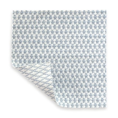 Hadley Sky custom woven fabric with textured light blue pattern, made-to-order, quick turnaround, manufactured in the USA