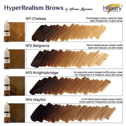 Hanafy Hyperrealism N4 Mayfair Hybrid Brow Pigment