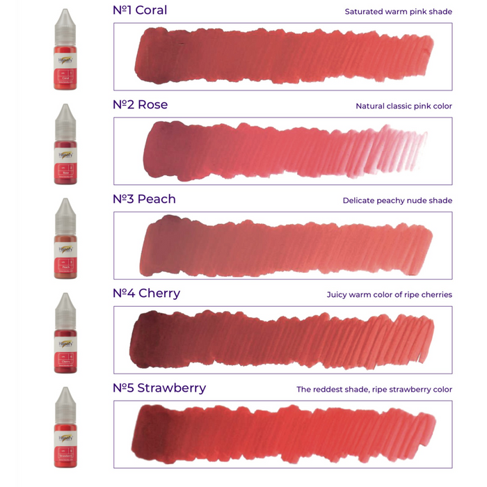 Hanafy Lips №4 Cherry Hybrid Pigment 10 ml Supreme Permanent