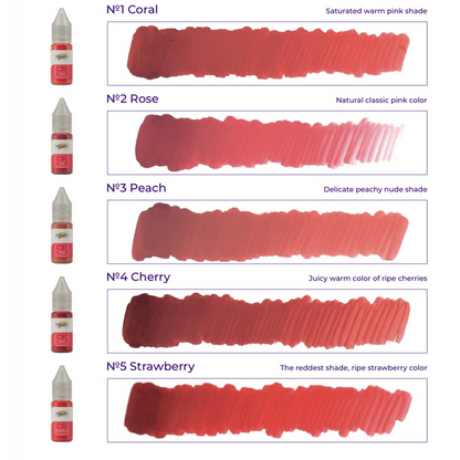 Hanafy Lips №4 Cherry Hybrid Pigment 10 ml Supreme Permanent