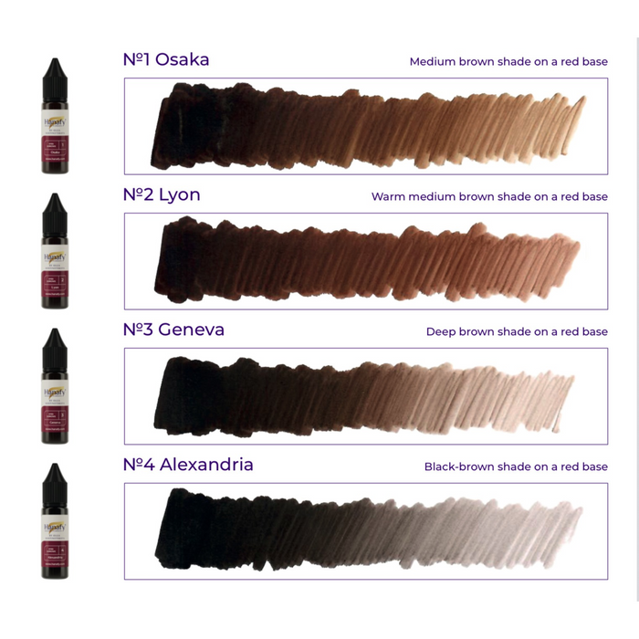 Hanafy No.4 Eyes & Brows by Olga Kostinetskaya Hybrid Pigment Supreme Permanent