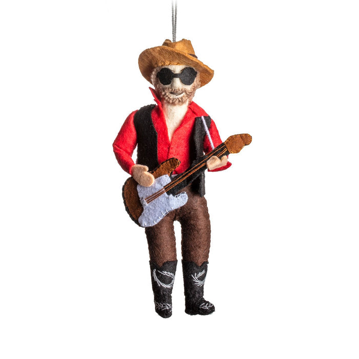Hank Williams Jr. Felt Ornament