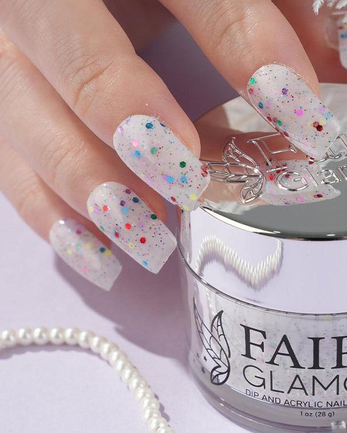 -Glow in the Dark-Dip-Nail-Powder-Happy Birthday-Fairy-Glamor