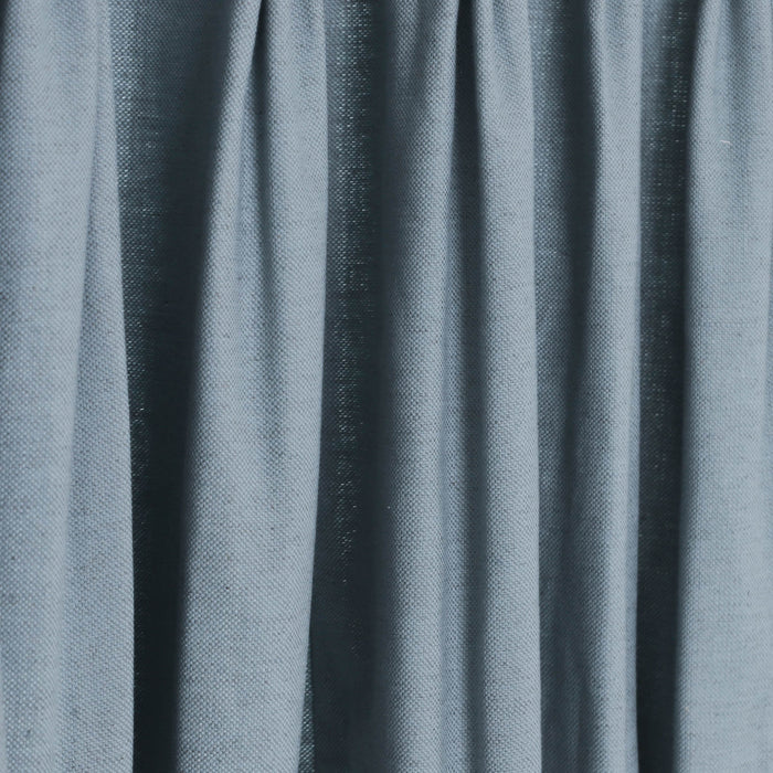 Harbor linen blend fabric in airy blue with subtle texture, perfect for custom made-to-order curtains by Pepper Home.