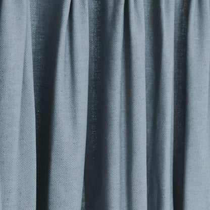 Harbor linen blend fabric in airy blue with subtle texture, perfect for custom made-to-order curtains by Pepper Home.
