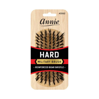 Hard Military Brush Boar & Nylon Bristle [Light Brown] #2062