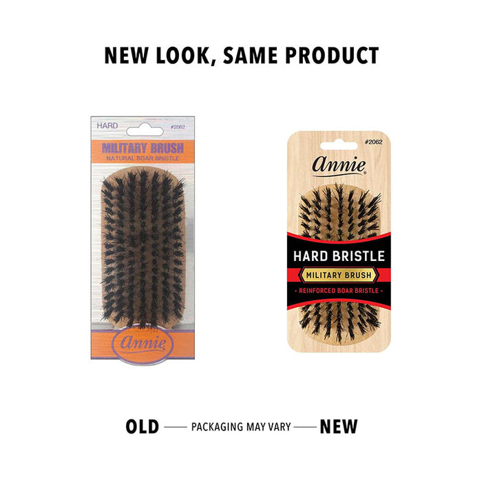 Hard Military Brush Boar & Nylon Bristle [Light Brown] #2062