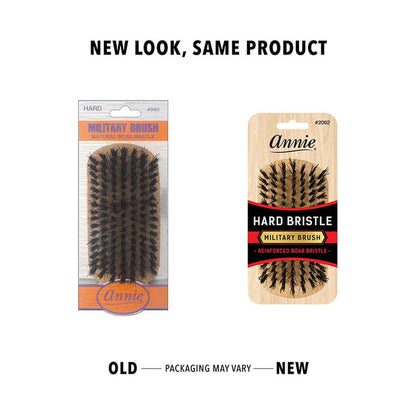 Hard Military Brush Boar & Nylon Bristle [Light Brown] #2062