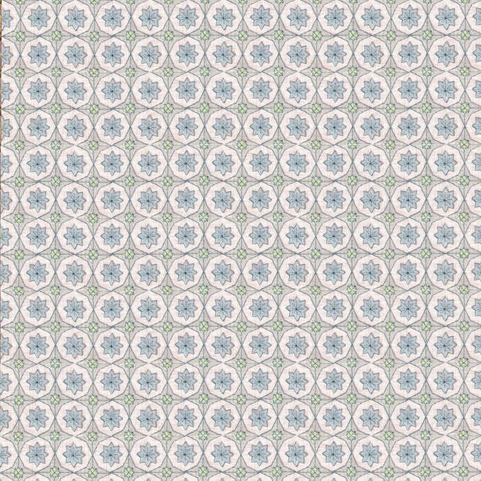 Hayes Sea Salt fabric with sophisticated embroidered geometric pattern, perfect for durable custom curtains by Pepper Home.
