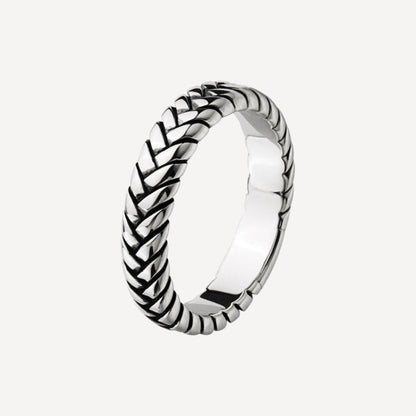 Helix Men's Sterling Silver  Ring