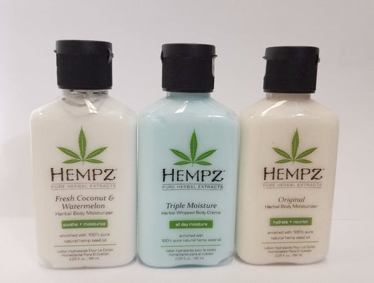 Hempz 2.25oz - 3 Scents (Triple Moisture + Original + Fresh Coconut)