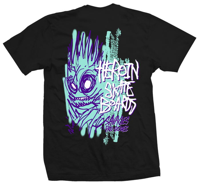 Heroin - Savages Tee (Black) *SALE