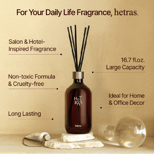 Hetras Premium Diffuser (500ml * 2ea) موزع هيتراس بريميوم - Princess Cosmetics Qatar