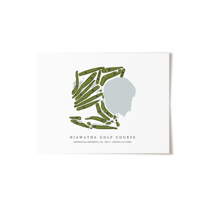 Hiawatha Golf Course | Golf Course Print | Unframed