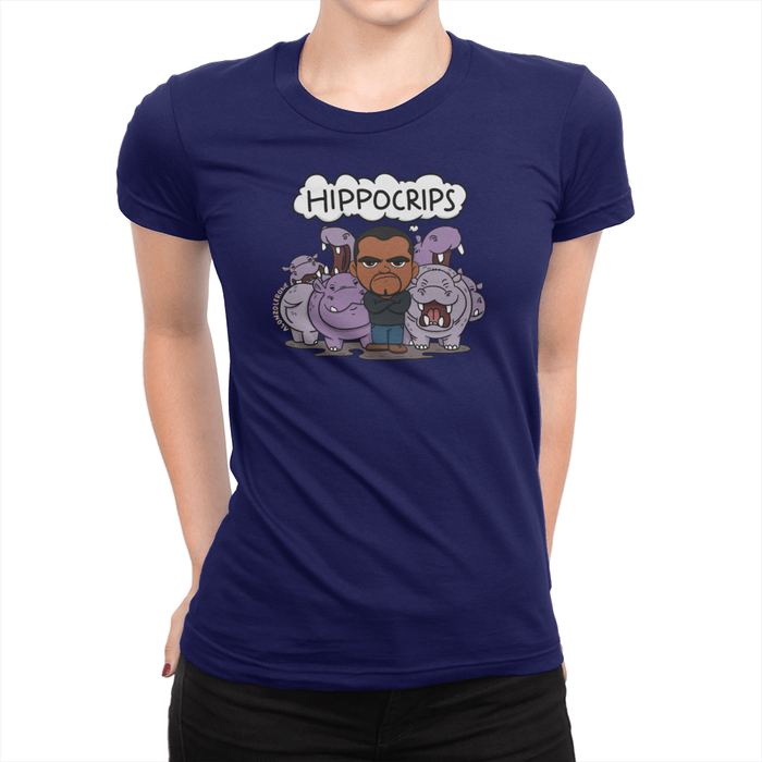 Hippocrips Ladies Shirt Navy