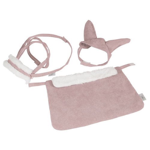 byAstrup Hobby Horse Halfter Decke und Fliegenhaube in Rosa