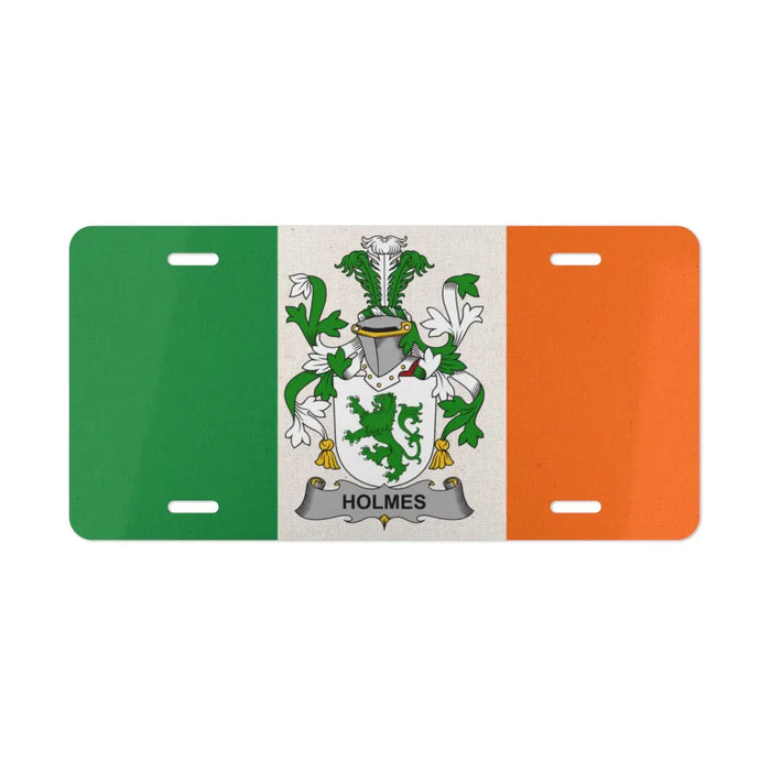 Irish Family Crest Design License Plate