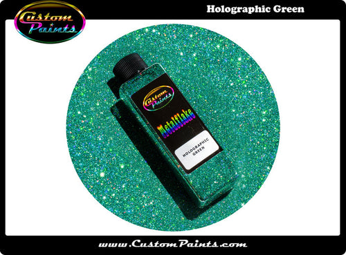 Holographic Metal Flake - Green